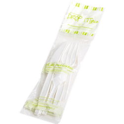 Set Cubiertos Pla Bio Drop It! 9 un.