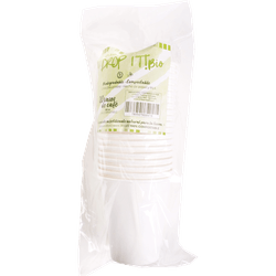 Vasos 180 cc Café Pla Bio Drop It! 20 un.