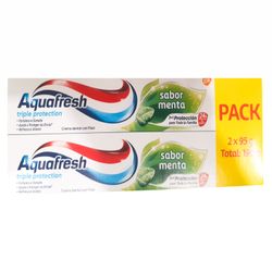 Pasta Dental Aquafresh Menta 95 g 2 un.