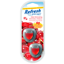 Aromatizante de Auto Refresh Mini Oil Cherry X2 Refresh