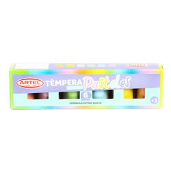 Témpera Artel Colores Pasteles 6 un.