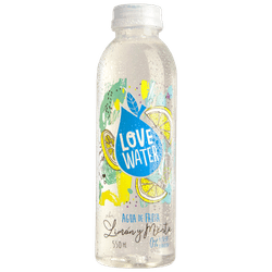 Agua Saborizada Love Water Menta & Limón 500 cc