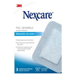 Apósitos Remoción Nexcare™ Sin Dolor 3 un.
