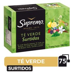 Té Verde Supremo Surtido 75 un.