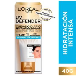 Crema Facial Día L’Oréal UV Defender Hidratante FPS 50 40 g