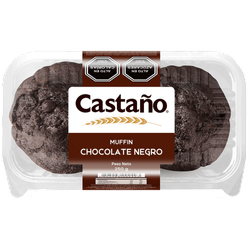 Muffins Castaño Chocolate 250 g 2 un.