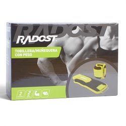 Set 2 Pulseras con Peso Tobillo Muñeca Azul 2 kg