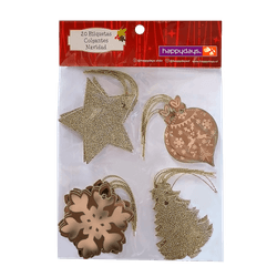 Tarjetitas De-Para Glitter Happy Days