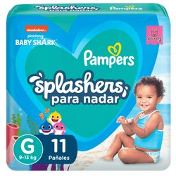 Pañales para Piscina Pampers Splashers Talla M/G 11 un.