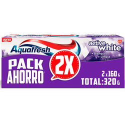 Pasta Dental Aquafresh Active White 160 g 2 un.