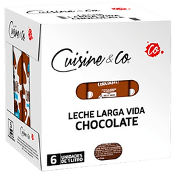 Pack 6 un. Leche Cuisine & Co Chocolate 1 L