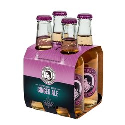 Pack 4 un. Bebida Thomas Henry Gasificada Jengibre 200 cc