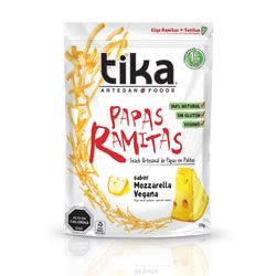 Snack Tika Papas Ramitas Quesito Vegano 170 g