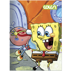 Cuaderno College Bob Esponja 7 mm 80 Hojas (surtido)