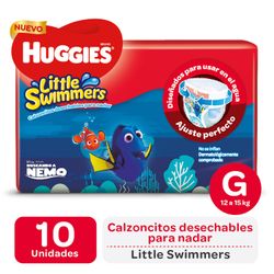 Pañales Huggies Little Swimmers Talla G 10 un.