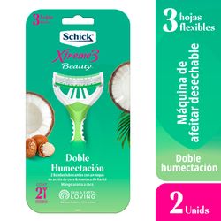 Máquina Depiladora Schick Xtreme Beauty 2 un.