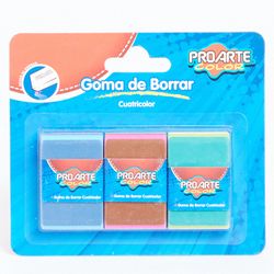 Blíster gomas cuatricolor 3 un.