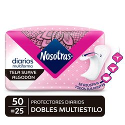 Protectores Diarios Nosotras Doble 50 un.