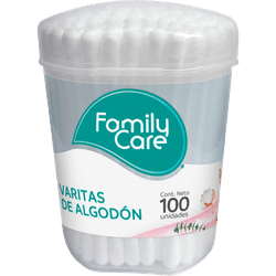Varitas de Algodón Family Care 100 un.