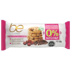 Galletas Be Cookies Chips Berries 0% Azúcar 135 g