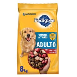 Alimento Perro Adulto Pedigree Carne Pollo y Cereal 8 kg