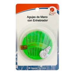 Agujas Mano con Enhebrador