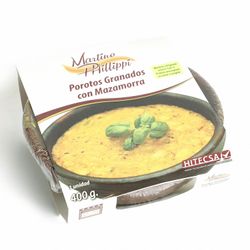 Porotos Granados con Mazamorra Greda