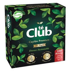 Té Club Negro Premium 100 un.