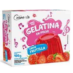 Gelatina Frutilla 100 g
