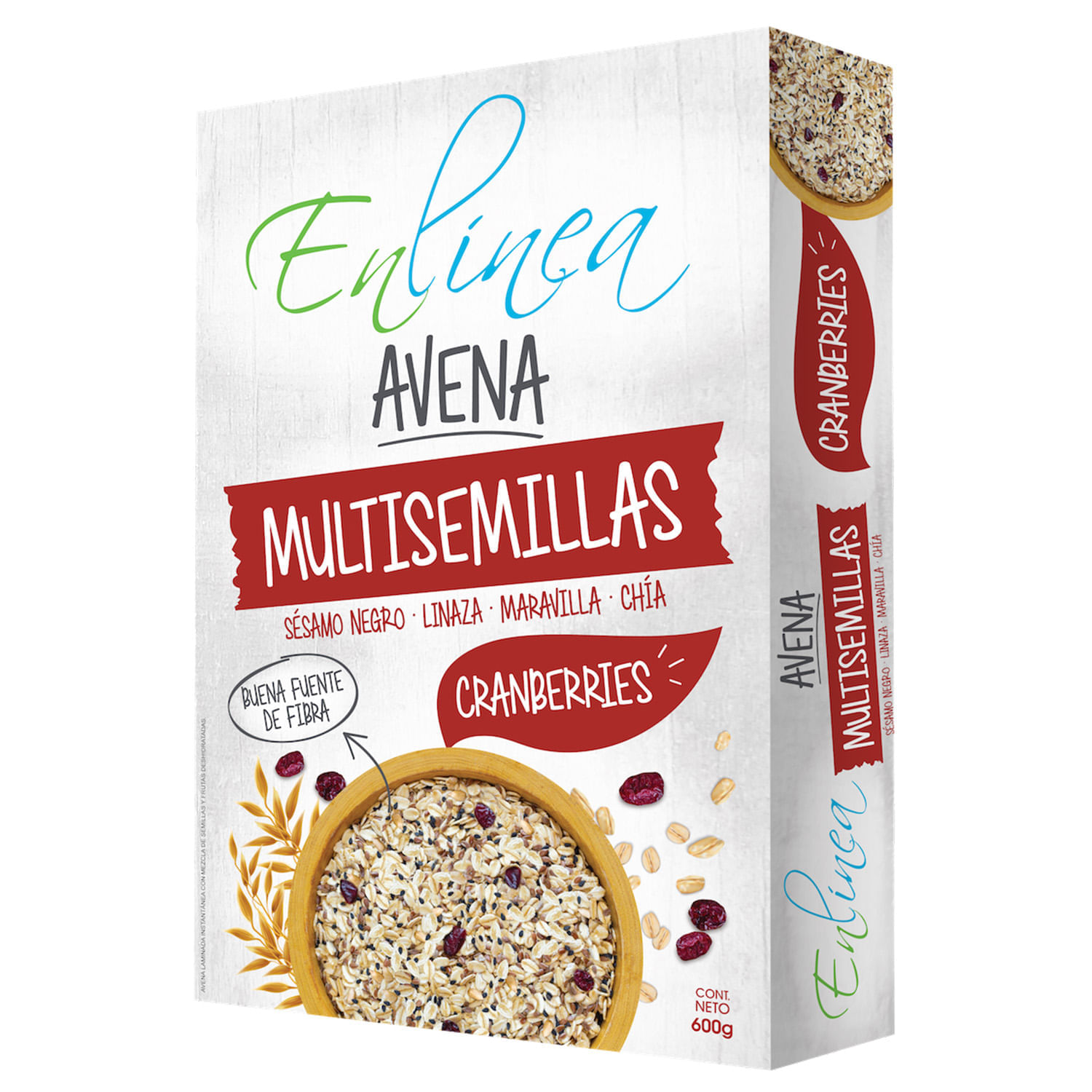 Avena Multisemillas En Línea Cranberries 600 g