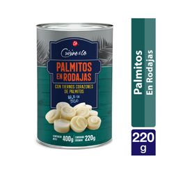 Palmitos en Rodajas 220 g drenado