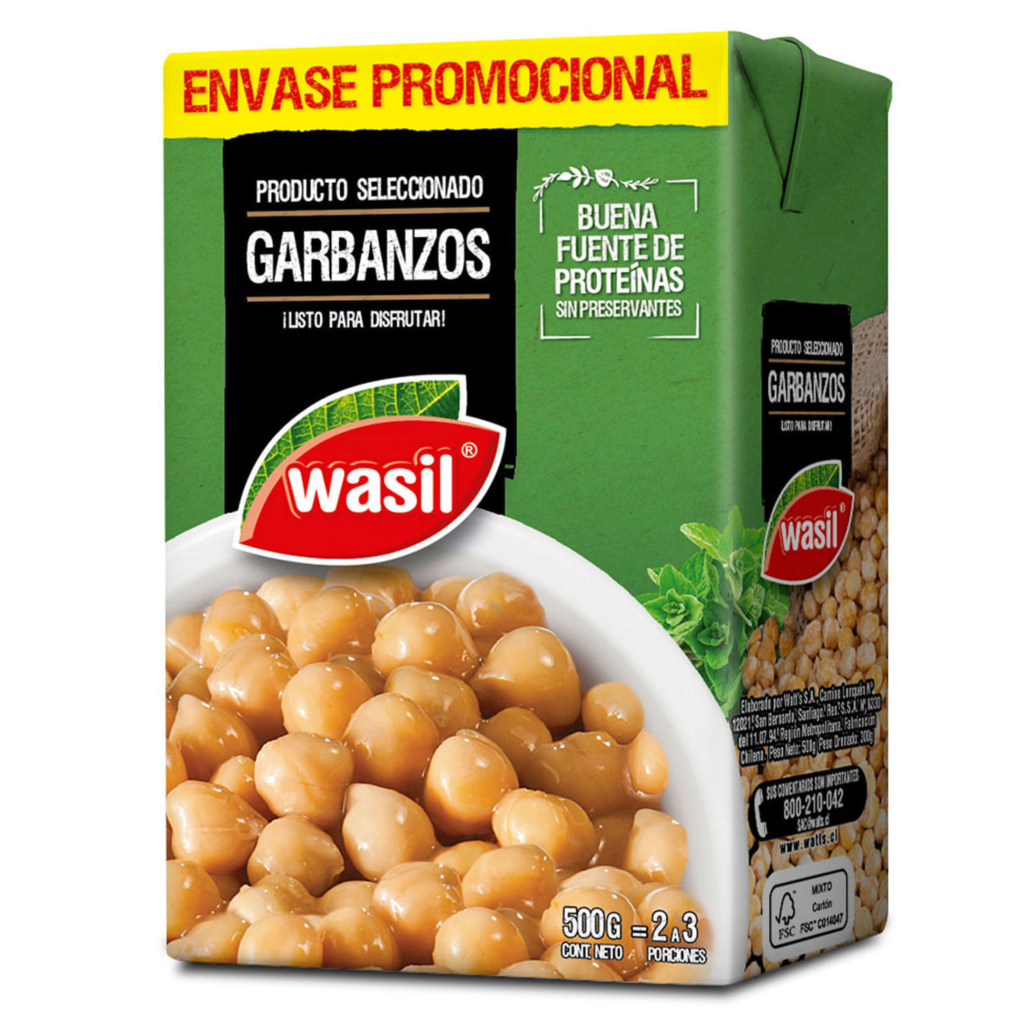 Garbanzos 300 g drenado