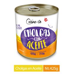 Cholgas en Aceite 213 g drenado