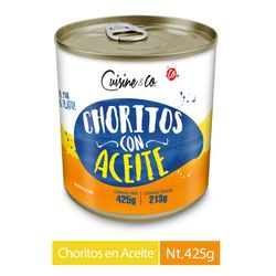 Choritos en Aceite 213 g drenado