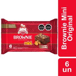 Pack Mini Brownie Nutra Bien con Cacao 180 g 6 un.