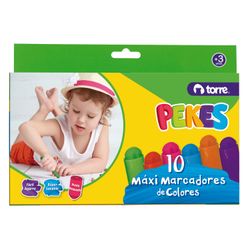 Maxi marcadores Pekes 10 colores