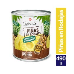Piñas en Rodajas 490 g drenado