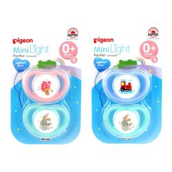 Chupetes Pigeon Mini Light +0 Meses 2 un.