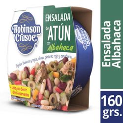 Ensalada de Atún Robinson Crusoe con Albahaca 160 g neto