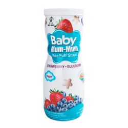 Cereal de Arroz Baby Mum Mum Baby Puffs Frutas y Arándano 50 g