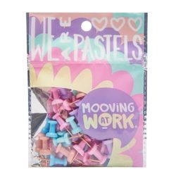 Push Pins pastel rose 50 un.