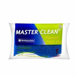 Esponja Master Clean Doble Uso Bio 1 un.