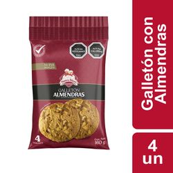 Galletón Nutra Bien Almendra 160 g 4 un.