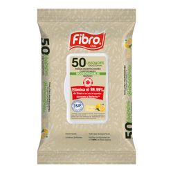 Toallas Desinfectantes Fibro Bio Limón 50 un.