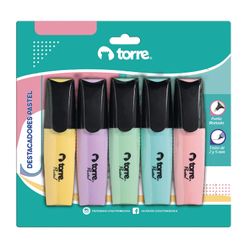 Destacadores Pastel 5 Colores