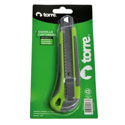 Cuchillo Cartonero Grande con Riel de Goma