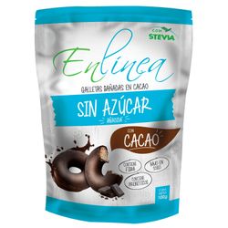 Galletas En Línea Bañada En Cacao Sin Azúcar 100 g