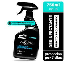 Limpiador Desinfectante Decutec Multisuperficies Aqua 750 ml