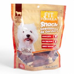 Snack Perro Fit Costillitas de Cordero 400 g