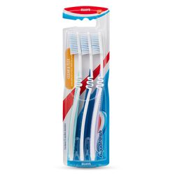 Cepillo de Dientes Aquafresh Clean & Flex Soft 3 un.
